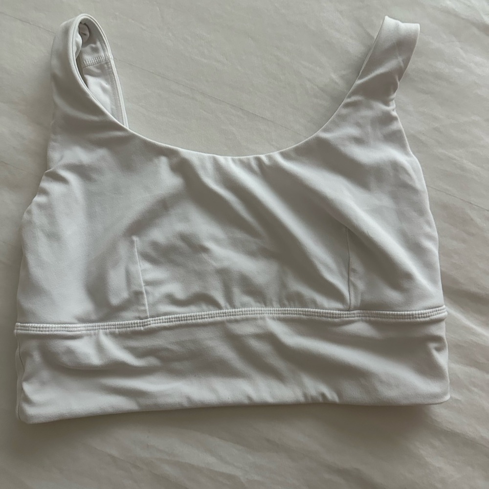 Lulu Lemon White Sports Bra